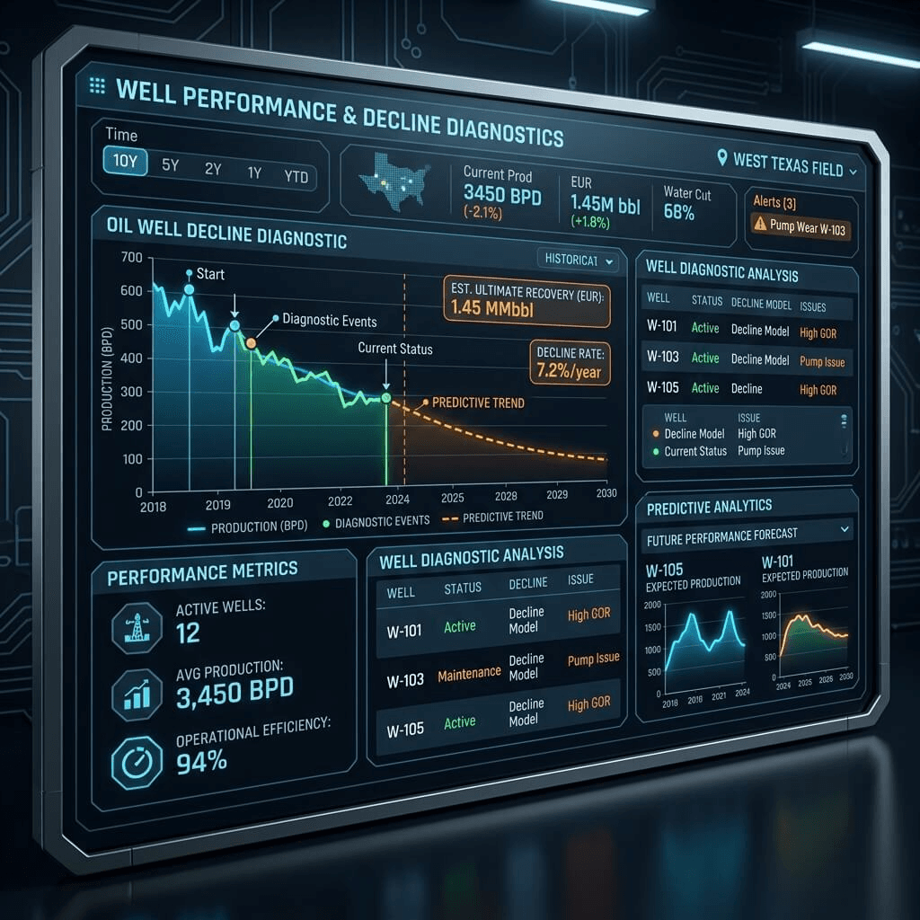 AI Well Performance Decline Diagnostics